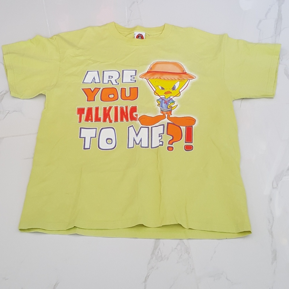 Loony Tunes Graphic Tee in Yellow